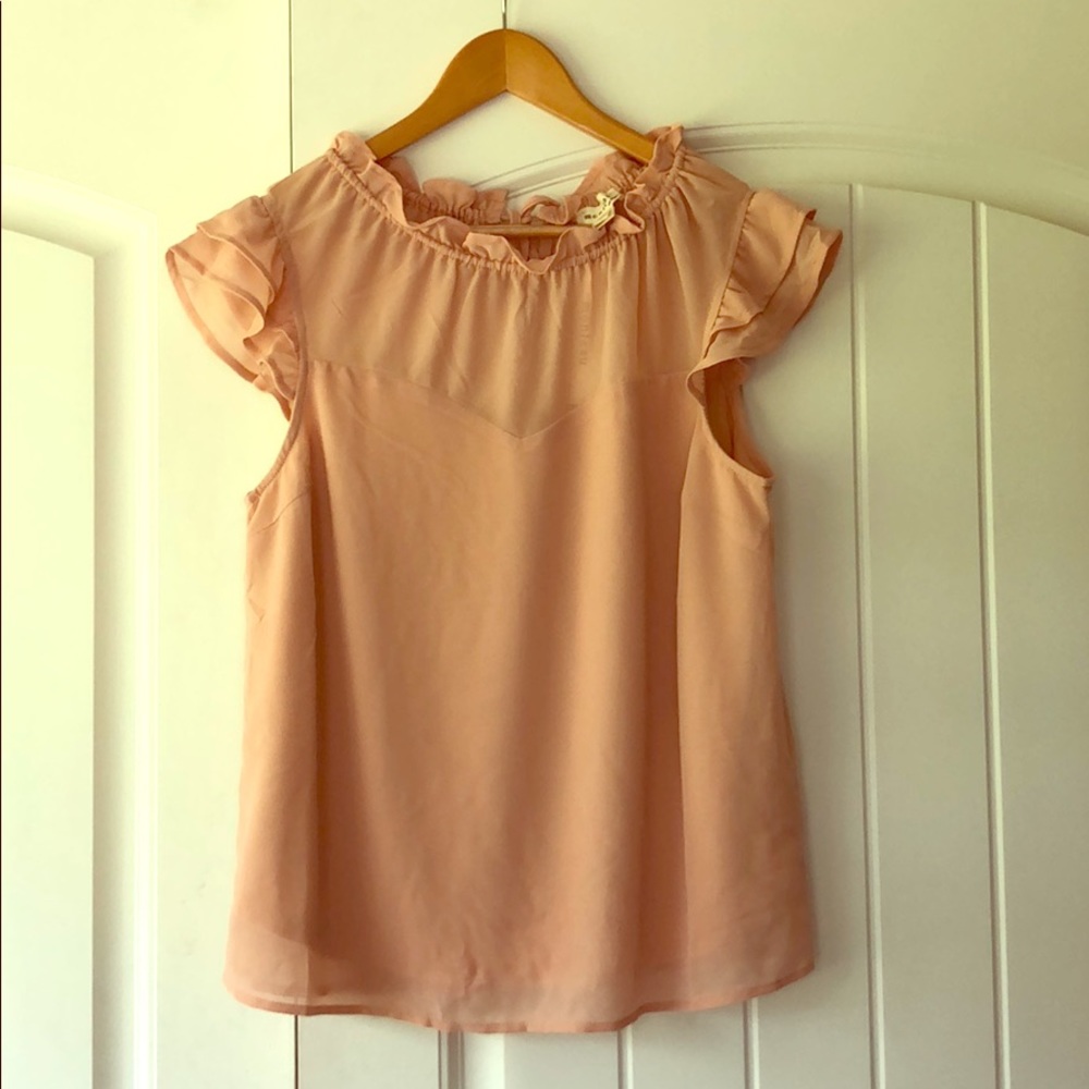 Pale pink blouse